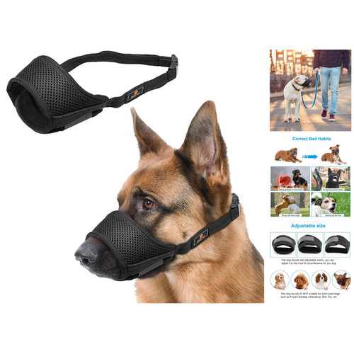 Verstellbarer hundemaulkorb - verstellbarer, xl