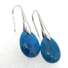 NATUR APATIT blau Ohrringe 925