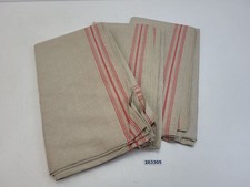 3x Mangeltücher Leinen Rote