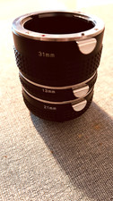 Zwischenring Set für Pentax P/K-Bajonett mit den Maßen 13 mm, 21 mm und 31 mm