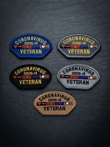 Corona virus veteran patch - corona,