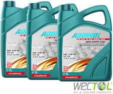 15 Liter Addinol Semi Synth 1040 10W-40 Motoröl für viele VW Audi MB Renault 3x5