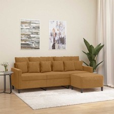 Sofa 3-Sitzer Hocker