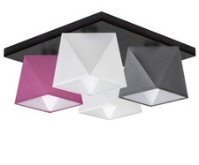 Decken Lampe weiß grau