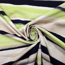 Jersey Stoff Meterware gestreift, mehrfarbig, Viskosejersey, Kleiderstoff, 0,5 m