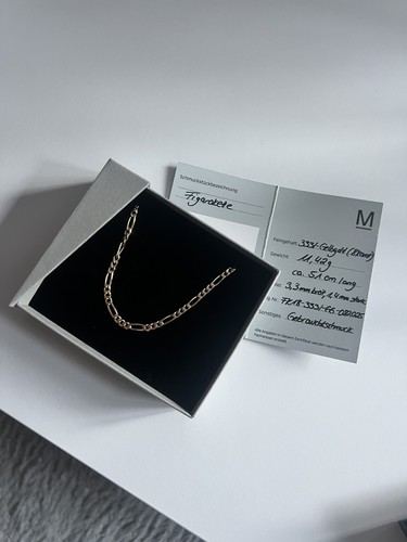 Figarokette gold 333 kette - 333,