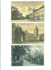 Wildeshausen 3 gelaufene Ansicht Postkarten mit Deutsches Reich Briefmarken 1913