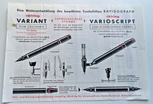 Vintage rotring rapidograph - vintage,