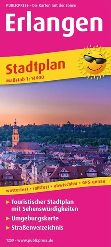 Erlangen stadtplan 14 - stadtplan, 000