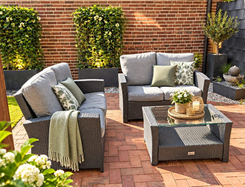 Tlg polyrattan lounge set - lounge,