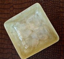 Perlmutt-Schale viereckig 12 cm Handarbeit Made in Philippines Deko