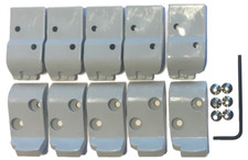 Reifenmontierkopfeinlagen grau für hebellosen Kopf passend für HPA/Corghi/Sice