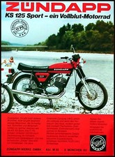 Zündapp KS 125 Sport, originale Werbung aus 1974