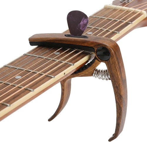 Gitarren capo mit plektren - gitarren-capo,