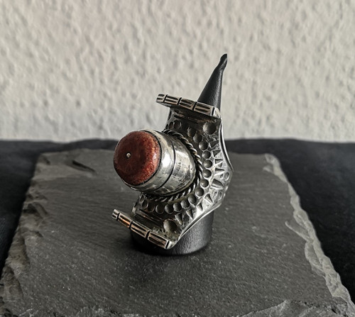 Schaumkoralle ring tibetan - schaumkoralle,