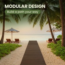 Hölzerner Gartenweg Roll-up-Pflastersteine ​​Promenade für Hochzeit Garten