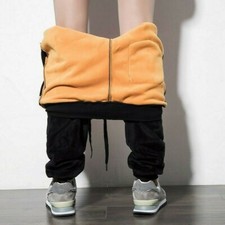 Herren Winter Harem Samt Sport