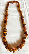 BERNSTEINKETTE NATUR Kette Halskette Naturbernstein Bernstein