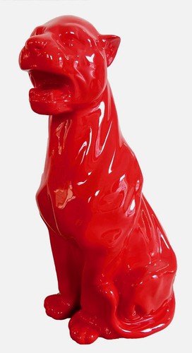 Roter panther leopard 80cm - leopard,,