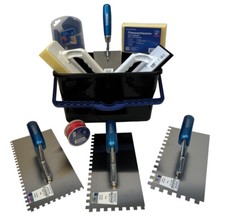 Haromac Werkzeugsatz Fliesenleger 10tlg. Eimer mit Ausgussecke und Werkzeug