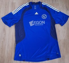 Adidas Vintage Trikot Ajax Amsterdam  Fußball Shirt Größe 2XL Blau Auswärts 2008