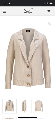 Sansibar kaschmir strickjacke - sansibar,
