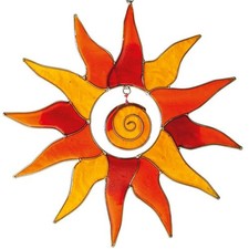 Suncatcher "Sonne" mit Spirale