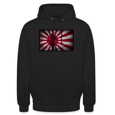 Japanische Flagge Samurai Krieger Vintage Unisex Hoodie