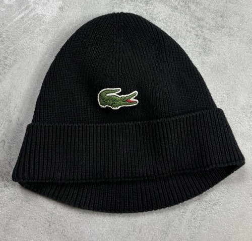 Lacoste baumwoll woll mütze - lacoste,