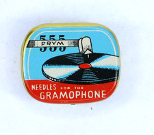 NADELDOSE "PRYM 555", 100 Nadeln -mittellaut-, Neu, Needle-tin, Grammophon D414