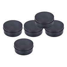 5  Aluminiumdose Blechdose Geltiegel Leerdose Cremedose Kosmetische Dosen mit