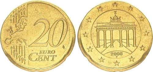 Deutschland fehlprägung - deutschland, 20