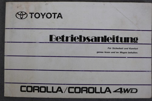 Toyota corolla 4wd - toyota,