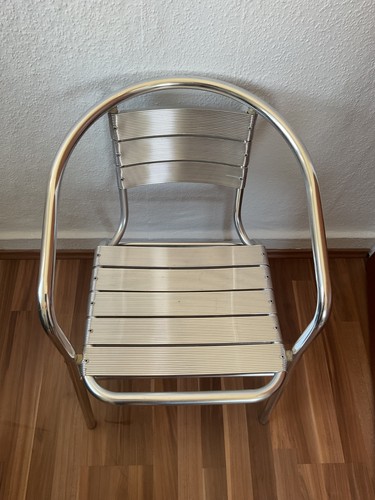 Gartenstuhl aluminium - aluminium,