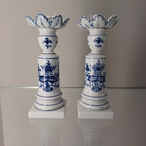 Meissen kerzenständer - meissen, 2