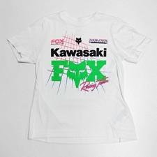 Fox Racing YOUTH T-Shirt - KAWASAKI Tee (Optic White)