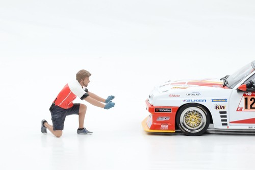 Figur race crew pit - 1:18, stop