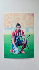 David Villa, Spanien, Atletico Madrid, Original Autogramm