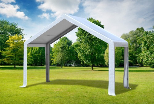Partyzelt 4x2m weiß pvc - 4x2m,
