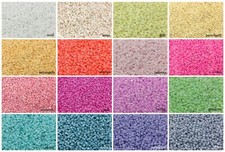 INWARIA Rocailles Ceylon Ø 2/3/4 mm 20/100 g Perlen Glasperlen Perle, RP-55