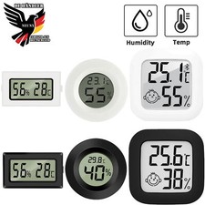 Thermo Hygrometer Digital Thermometer Luftfeuchtigkeit LCD Temperaturmessgerät