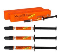 Megafill Flow CERAM Dental Composite Microhybrid Reparatur Komposit Zahn Füllung