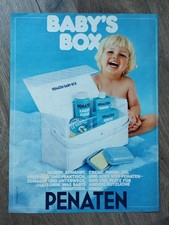 ORIG REKLAME WERBUNG 1976   PENATEN   Baby's - Freizeit und Pflegebox