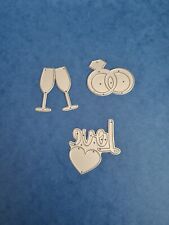 Prägeschablonen Stanzvorlage Stanzschablone Cutting Dies Liebe Ehe Hochzeit