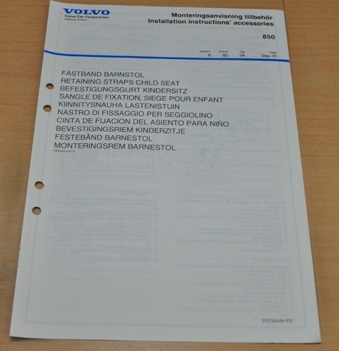 Volvo 850 befestigungsgurt - 850,