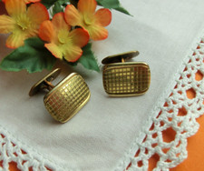 Vintage Manschettenknöpfe gold AM DOUBLE  70er  EK alter Schmuck