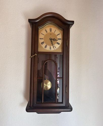 Jms wanduhr holz braun mit - jms,