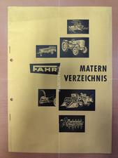 FAHR Matern Verzeichnis