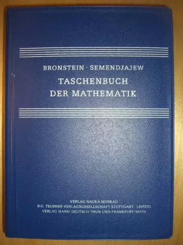 Taschenbuch der mathematik - der,