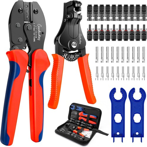Crimpzange solarstecker set - crimpzange,